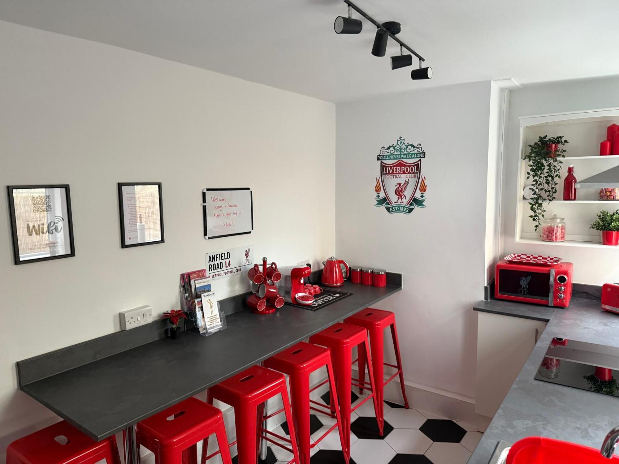 Anfield Abode - Entire Lfc Themed House Villa Liverpool Exterior foto