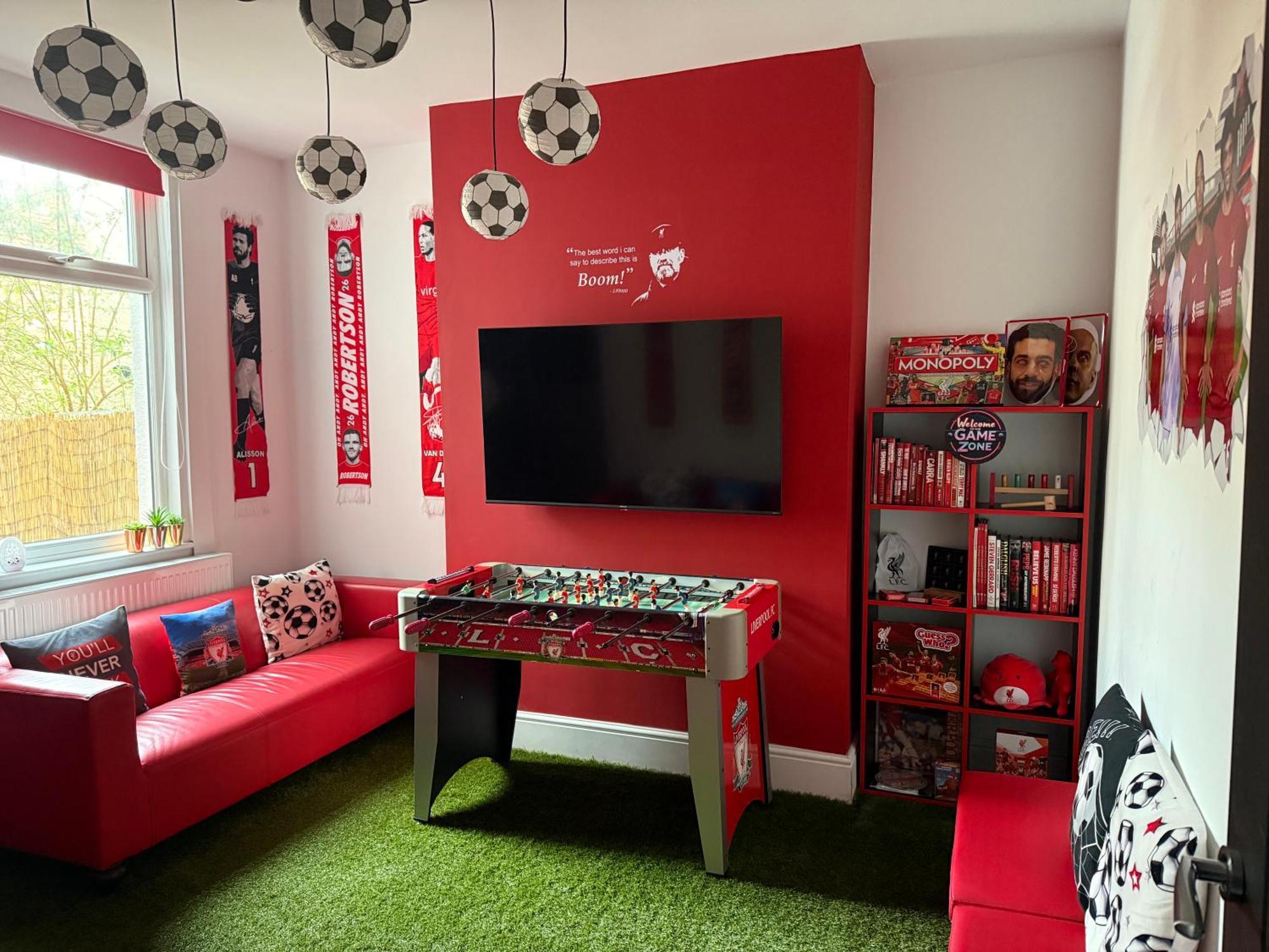 Anfield Abode - Entire Lfc Themed House Villa Liverpool Exterior foto